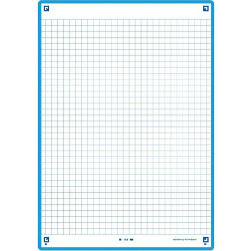 Fiches Bristol Revision 2.0 Oxford A5 Q5x5 Cadre Bleu