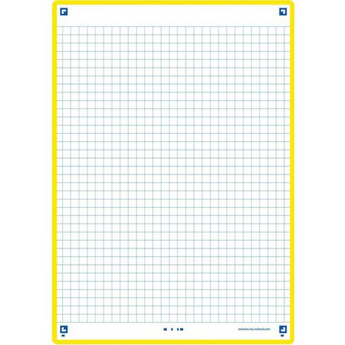 Fiches Bristol Revision 2.0 Oxford A5 Q5x5 Cadre Jaune
