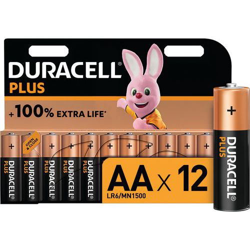 Duracell 12 Pile Alcaline Aa Plus 100 % - 12 Unités - Duracell