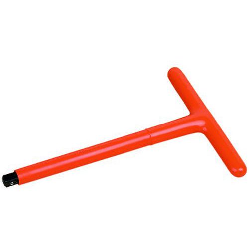 SAM - Clé en T Isolée 1000V 125mm - Acier - Poignée Ergonomique - Outillage Électrique