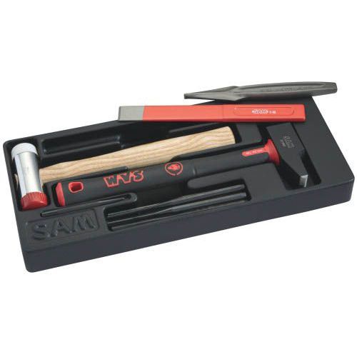 SAM - Kit d'outils de frappe 10 pièces - 2.2 kg - Outillage électroportatif professionnel