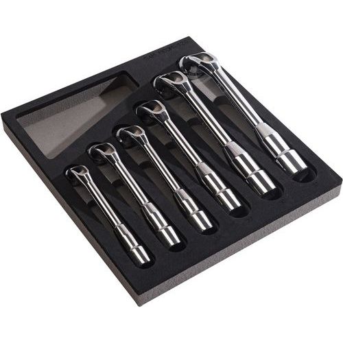 SAM - Module de rangement d'outils mousse 2/3 de 6 clés - 6 pièces - 3.4 kg - Caisse et sac à outils inclus