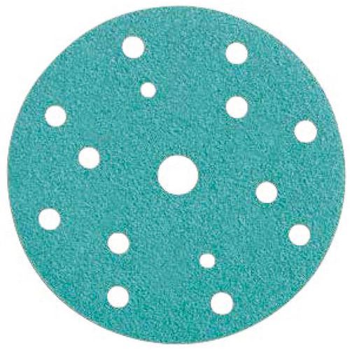 Rodac - Papier abrasif Green 150mm - Lot de 100 - Grain Gros - Pour ponceuse orbitale