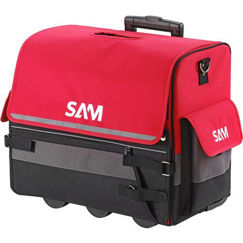 Valise textile de 33 litres avec trolley - Sam Valise textile de 33 litres avec trolley - Sam