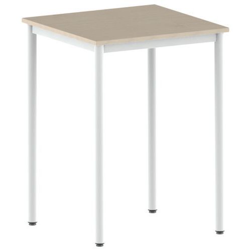 Mange Debout Carélie 80x80 Cm Ht 110 Cm Strat Érable Blanc