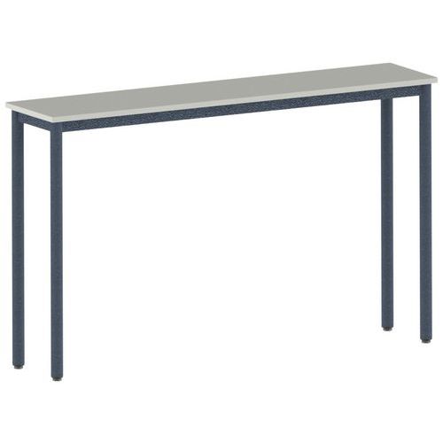 Mange-debout Lyra 180x40 Cm Ht 110 Cm Strat Gris Perle/noir