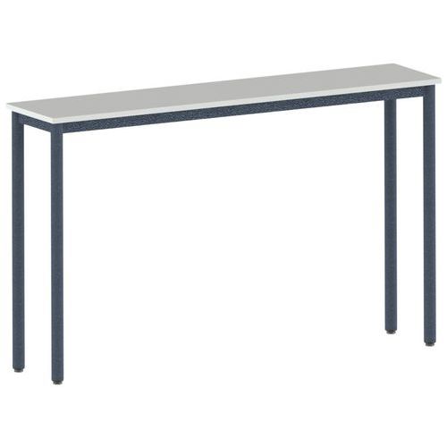 Mange-debout Lyra 180x40 Cm Ht 110 Cm Strat Craie/noir