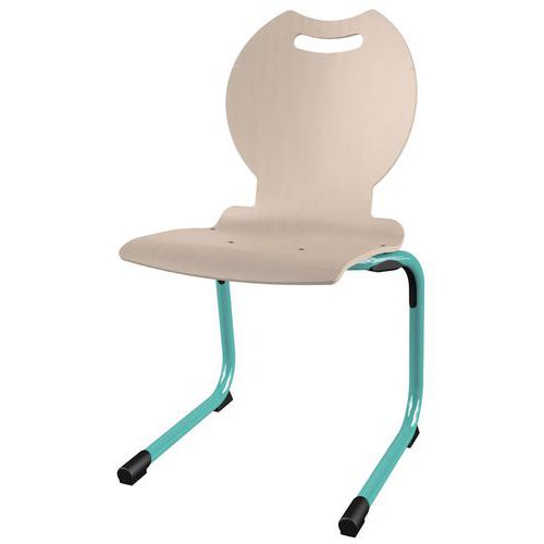 Chaise Galla Ast T6 Coque Bandana Blanc Pastel Alu Lagon