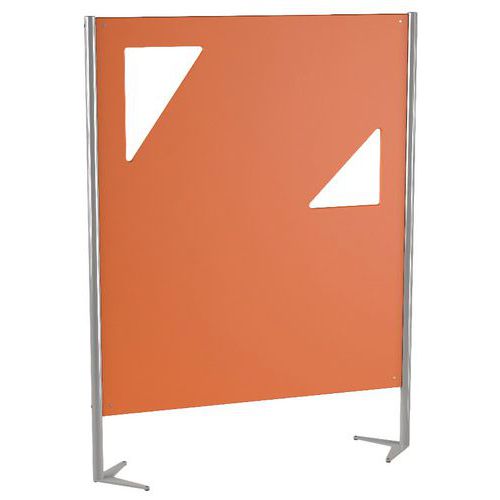 Claustra Delta 120 X 159 Cm Panneau Compact Orange Gris