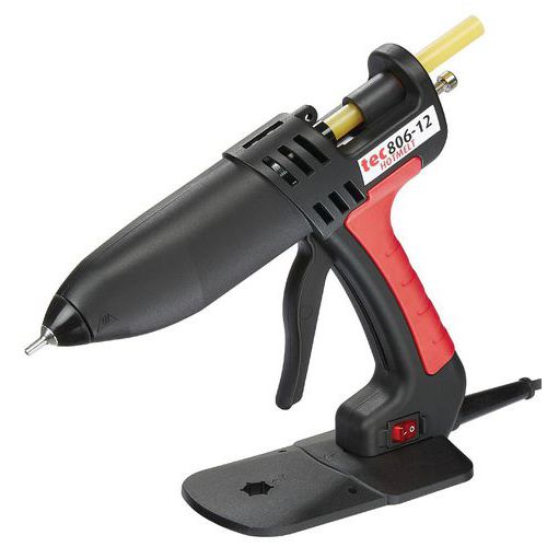 Power Adhesives - Pistolet à colle TEC 806 12mm - 1800g/h - Idéal Gros Volume