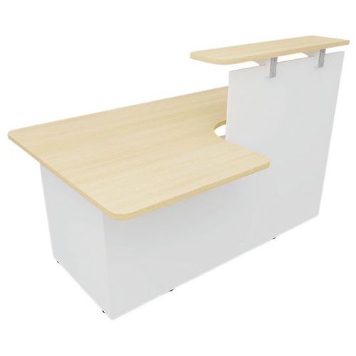 Module D'extrémité Gauche Avec Pmr à Gauche Chêne Clair