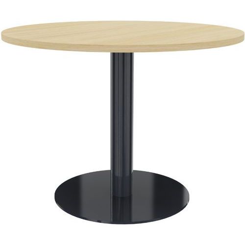 Table De Réunion 100xh735 Cm Ã‰p.25mm Chêne/anthracite