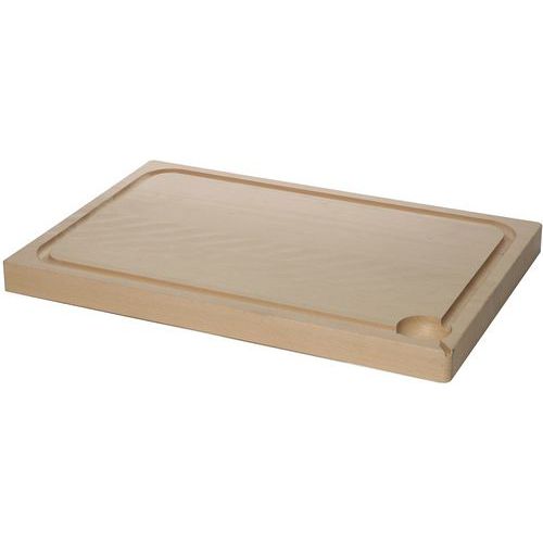 Planche à Découpe De Viandes Avec Rigole 40x28x2.5 Cm