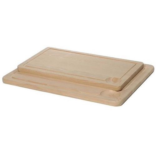 Planche à Découpe Tous Aliments Avec Rigole 40x30x1.6 Cm
