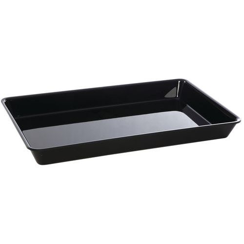 Plat En Plexiglas Gastronorme 1/1 - 530x325x50 Mm - Noir