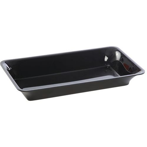 Plat En Plexiglas Gastronorme 1/3 - 325x176x50 Mm - Noir