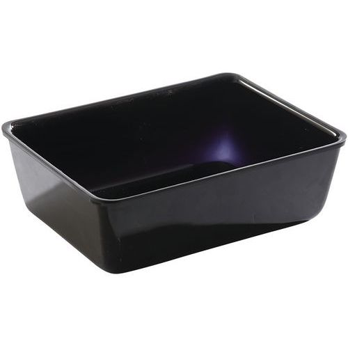 Plat En Plexiglas Gastronorme 1/5 - 265x200x80 Mm - Noir