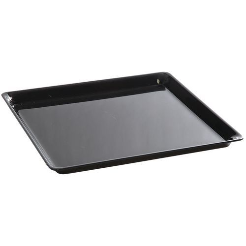 Plat En Plexiglas Gastronorme 2/3 - 354x325x18 Mm - Noir