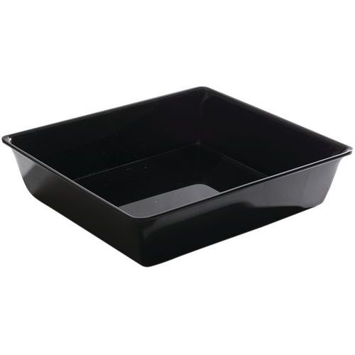 Plat En Plexiglas Gastronorme 2/3 - 354x325x80 Mm - Noir