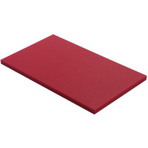 Billot Pehd 500 Rouge - 50x30x2 Cm