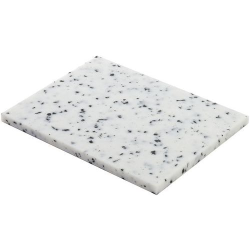 Billot Pehd 500 Marbré Blanc/noir - 40x30x2 Cm