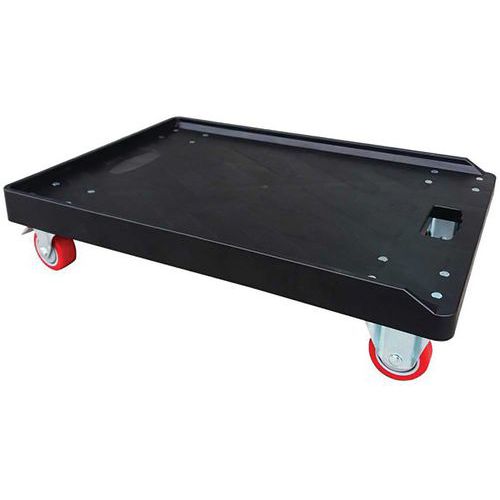 Chariot Porte-bac Avec 3 Rebords De Sécurité 670x460xh165 Mm