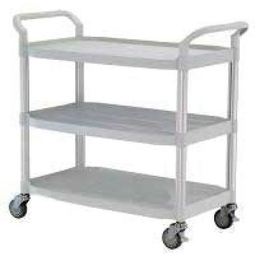 Chariot Aluminium Gris Clair 3 Plateaux 1100 X 520 X 1020 Mm