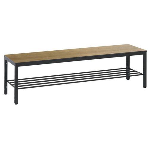 Banc Basic Plus Chêne Avec Grille L 1500 Mm