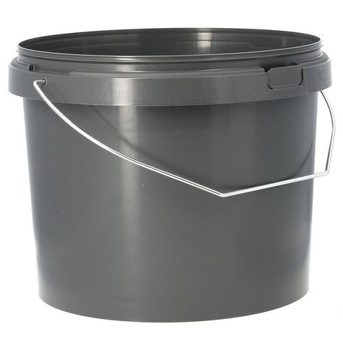 Seau 103l Rond Gl + Couvercle Polypropylène