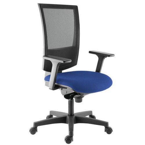 Siège De Bureau Ergonomique Accoudoirs 3d Kilima Bleu