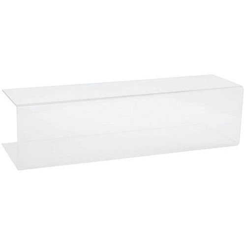 Vitrine De Protection Ouverte Légère Retour Plat 100x25x20cm