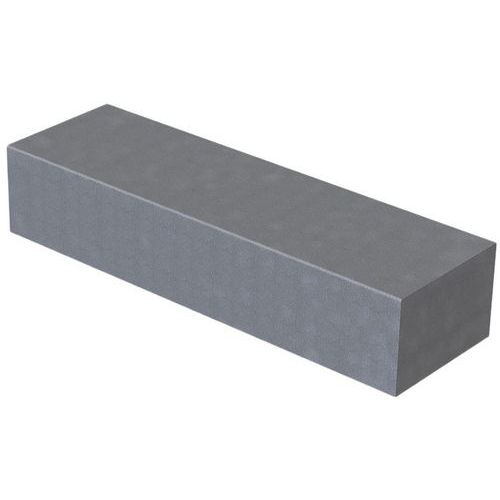 Bloc marche Solal - Béton Gris Sablé 100x40x15cm - 168kg - Voirie Durable - Garantie 10 ans