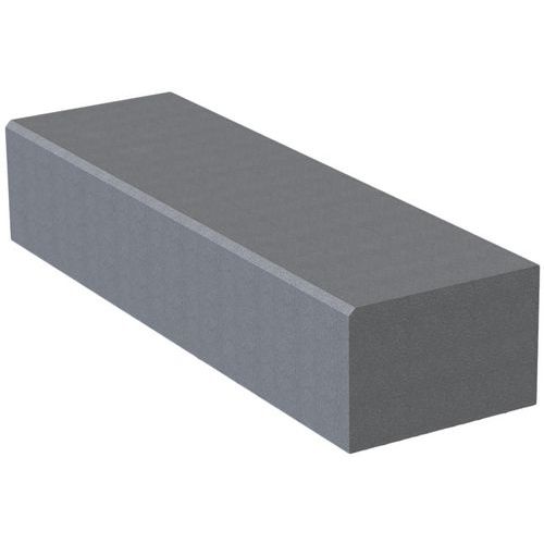 Bloc marche Solal 100x30x20 cm Béton Gris - 144 kg - 10 ans garantie