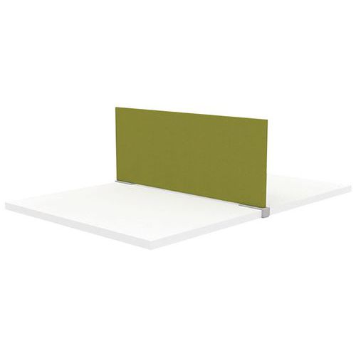 Ecran De Séparation P.80cm Tissu Vert + Pinces Alu
