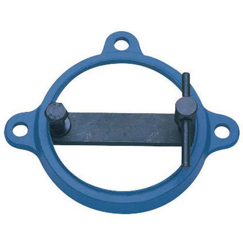 Irimo - Base Tournante pour Étaux - Ø 125mm Acier - Guide Rond & Carré - Outillage Précis