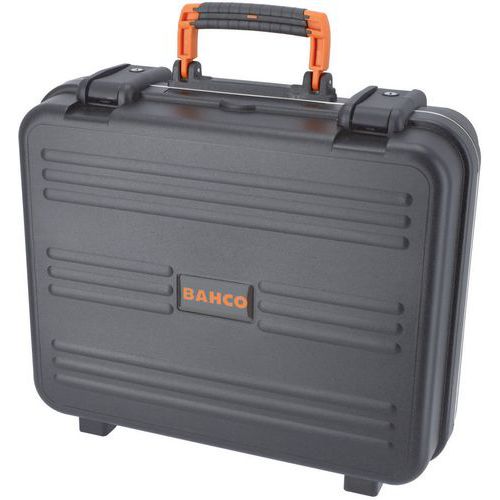 Bahco - Boîte à outils rigide 23L - 450x165x340mm - Noir/Orange - Rangement d'outils robuste et pratique