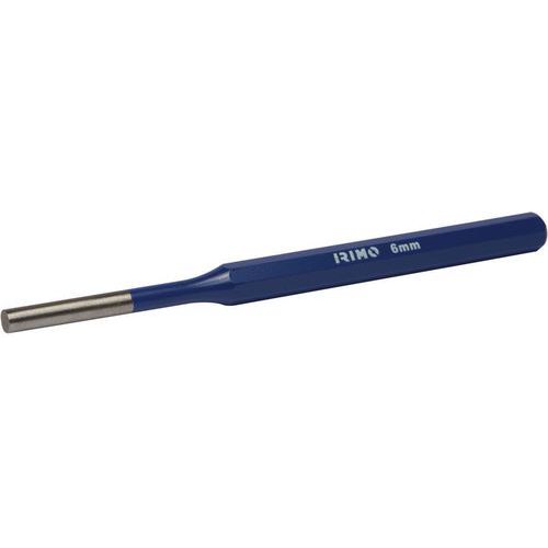Irimo - Chasse-goupilles parallèle 6mm - Manche octogonal peint - Outillage à main de précision