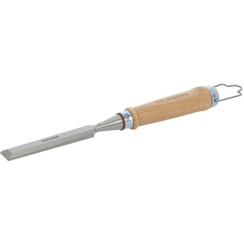 Bahco - Ciseau à bois manche bois 6mm - Lame 6mm, Longueur 276mm - Précision et Durabilité