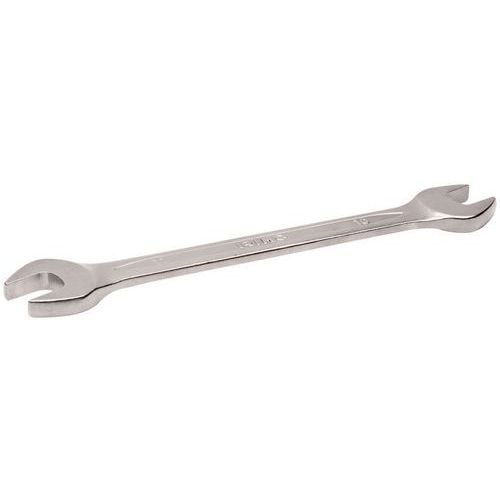 Irimo - Clé à fourche double 10x11mm chromée - 151.4mm - Outillage à main de précision