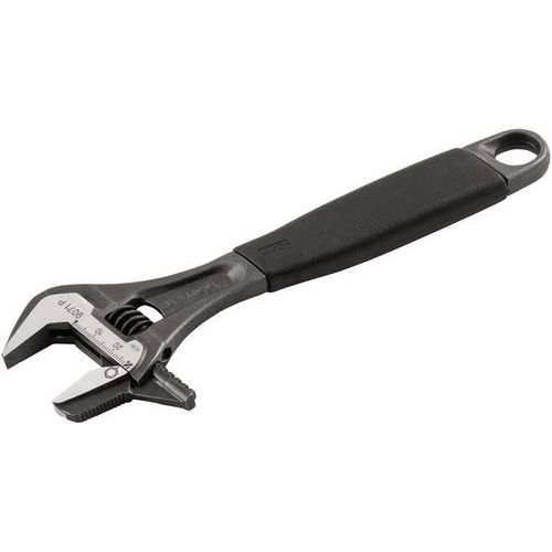 Bahco - Clé à molette ERGO 208mm - Mâchoire 28mm réversible - Phosphatée - Outillage à main