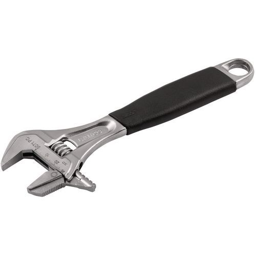 Bahco - Clé à molette ERGO 33mm 257mm - Mâchoire réversible chromée - Outillage à main professionnel