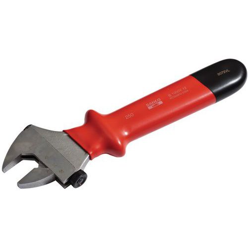 Bahco - Clé à molette isolée réglable 160mm - Ouverture 21mm - Vissage sécurisé