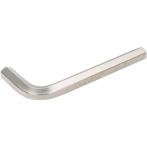 Bahco - Clé mâle 6 pans nickelée 10x122mm - Acier - Outillage à main