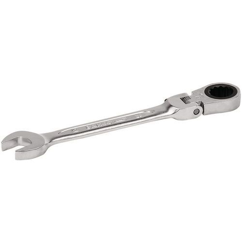 Bahco - Clé mixte à cliquet articulée 8 mm - 127 mm - Acier chromé - Outillage à main