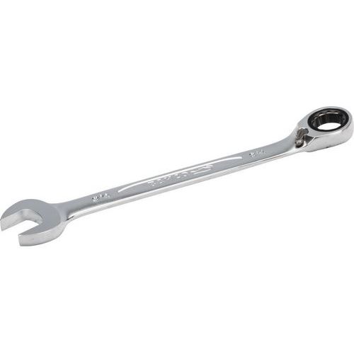BAHCO Cl&eacute; mixte &agrave; cliquet finition chrom&eacute;e 7/8 in - 1RZ-7/8 - 