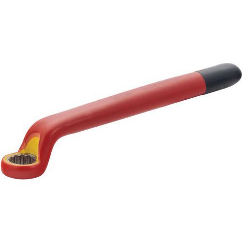 Bahco - Clé polygonale coudée isolée 18 mm - Acier chromé - Usage vissage - Outillage spécialisé