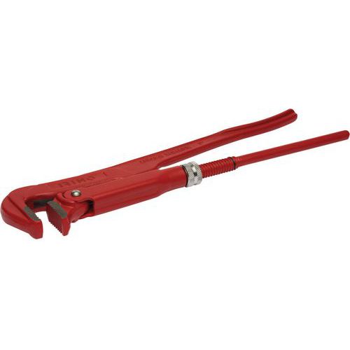 Irimo - Clé serre-tubes suédois tête perpendiculaire - 320 mm - Serrage professionnel