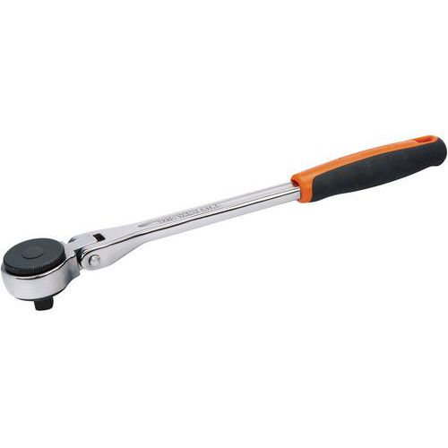 Bahco - Cliquet réversible articulé 3/8 60 dents 280mm - Angle 6° - Outillage à main professionnel