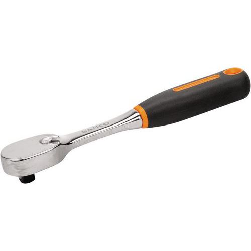 Bahco - Cliquet réversible poire 3/8 80 dents 205mm - Outillage à main professionnel - Haute précision