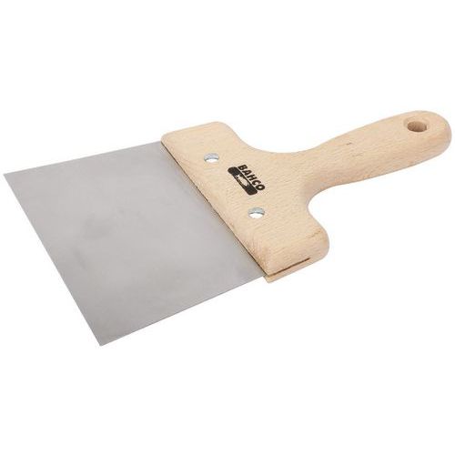Bahco - Couteau à enduire 200mm - Lame Inox Finition - Poignée Bois - Outillage Spécialisé